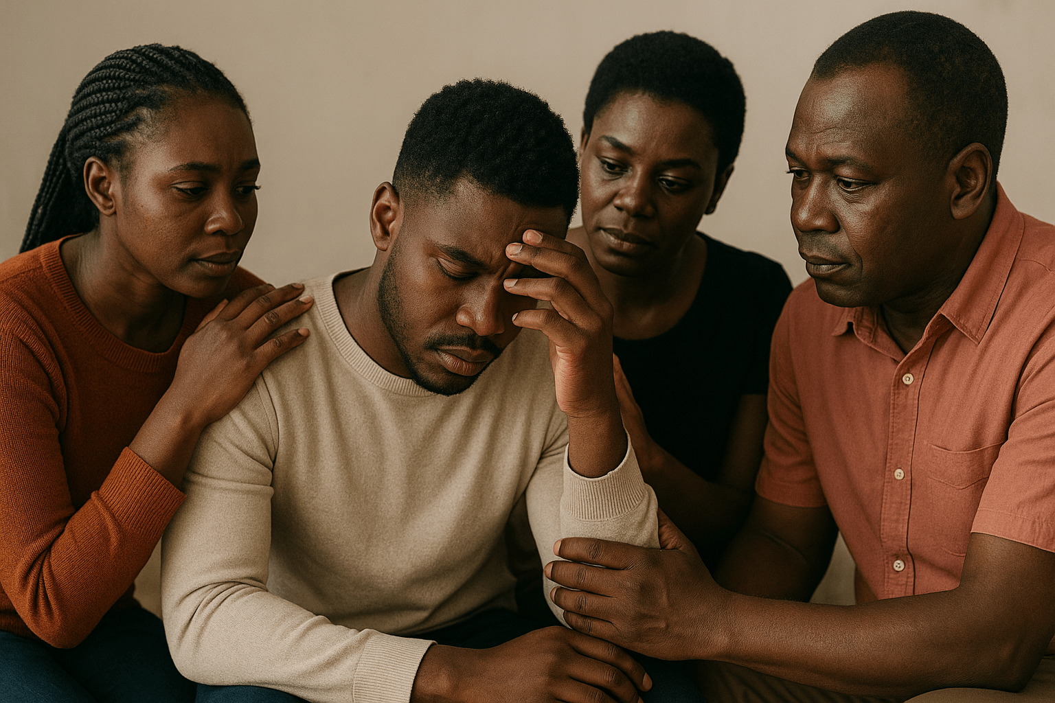 Kenyan family with peace of mind from Comfort Circle funeral cover